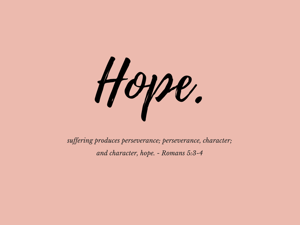 Learning to hope again